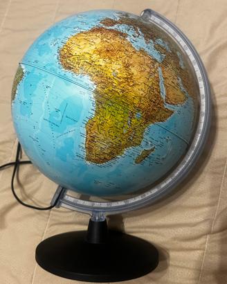 Lampada mappamondo