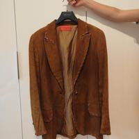 giacca camoscio Emanuel Ungaro vintage