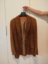 giacca camoscio Emanuel Ungaro vintage