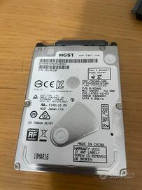 Hdd 2.5 500gb 3 Giorni di utilizzo