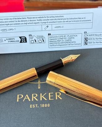 Stilografica Parker Sonnet ori 18kt