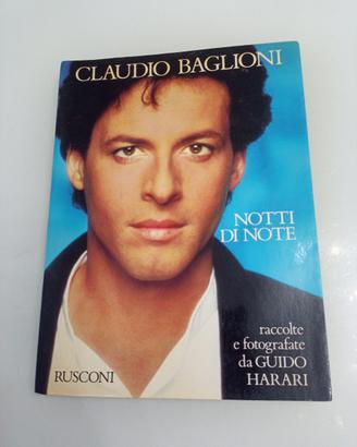 libro fotografico NOTTI DI NOTE Claudio Baglioni 