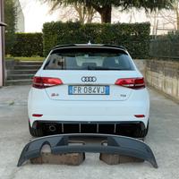 Diffusore del paraurti posteriore Audi A3 8V