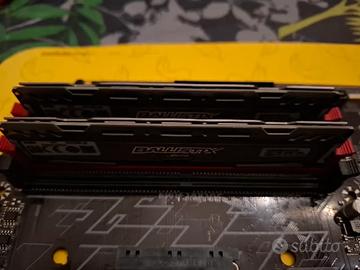 RAM DDR4 Crucial Ballistix 16GB (2x8GB) 2400 MT/s