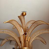 Lampadario con perline vintage anni 80