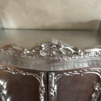 Mobile foglia argento