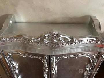 Mobile foglia argento