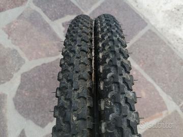Coppia gomme MTB Kenda 24"x 1. 75 + camere aria