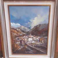 quadro a olio firmato Brioschi