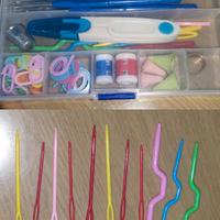 Set creativo uncinetto chiacchierino e maglia