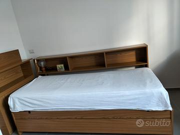Letto singolo con struttura coordinata