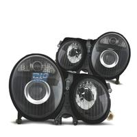 FARI PER MERCEDES CLASSE E W210 99-02 FONDO NERO