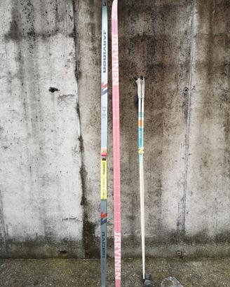 Sci da fondo cm 205 con bastoncini Jarvinen "Oslo"