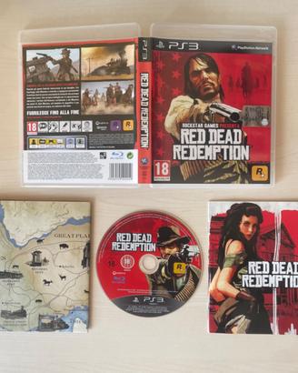Ps3 red dead redemption gioco + mappa + libretto