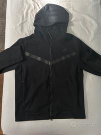 Felpa nike tech uomo nera
