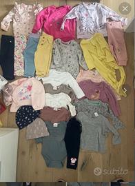 Set 23 pz abbigliamento bimba 9-12 mesi