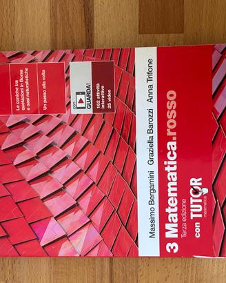 libro di testo matematica rosso 3