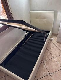 Letto singolo contenitore