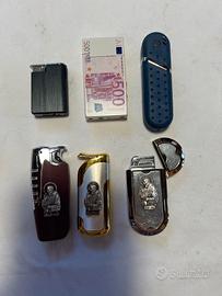 Lotto 6 Accendini Vintage e Altarini Devozionali