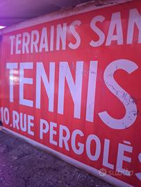 Insegna smaltata vintage francese