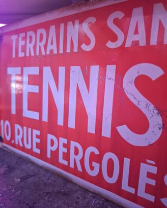 Insegna smaltata vintage francese