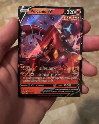 Pokemon Volcanion V Full Art 025/198