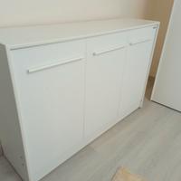 Letto a scomparsa pieghevole bianco