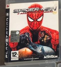 Gioco ps3 spiderman web of shadows