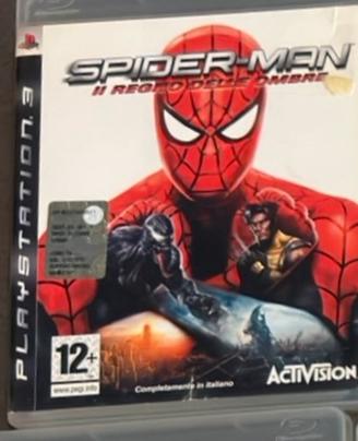 Gioco ps3 spiderman web of shadows