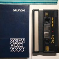 Videocassetta Video2000 Grundig VCC-240 1984 Usata