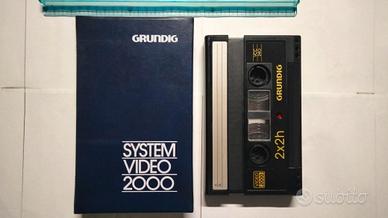 Videocassetta Video2000 Grundig VCC-240 1984 Usata