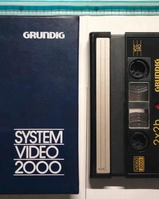 Videocassetta Video2000 Grundig VCC-240 1984 Usata