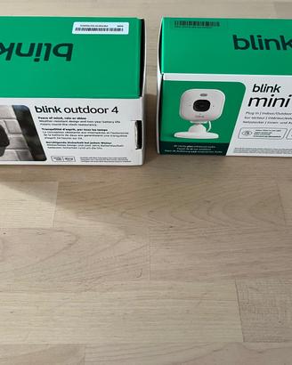 Blink Outdoor 4 + Mini 2K+ – 2 Telecamere Nuove