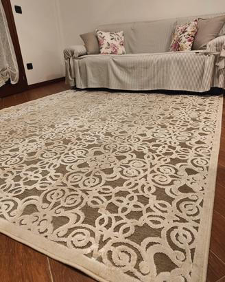 Tappeto crema e moka  200x290