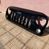 Griglia Calandra Jeep Wrangler JK Mascherina NERO