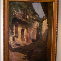 Quadro ad Olio '900 cascina lombarda