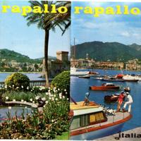 Depliant turistico vintage rapallo anni '60 - '70