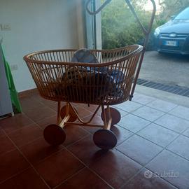 culletta in vimini vintage