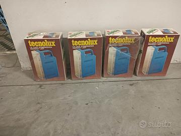 lampada emergenza vintage tecnolux anni 80\90 