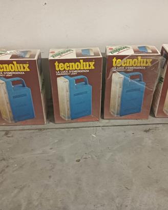 lampada emergenza vintage tecnolux anni 80\90 