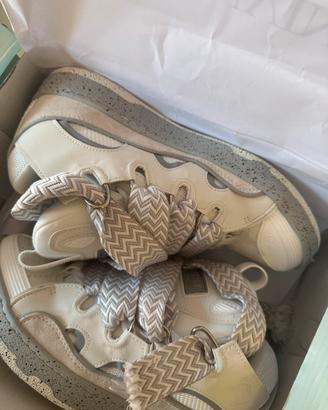 Lanvin Curb Sneakers Low - Leather, Suede & Mesh