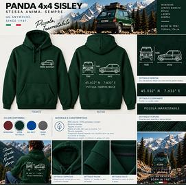 Felpa FIat Panda 4x4 Sisley