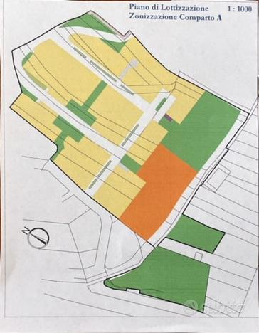 4 villette edificabili al Margine Rosso