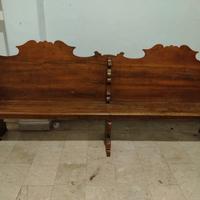 Grande Panca noce massello epoca 700