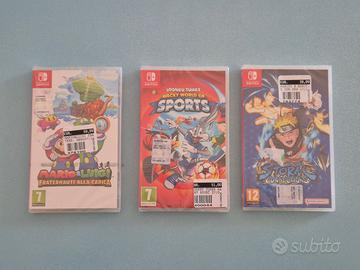 Nintendo Switch Bundle 3 Giochi NUOVI