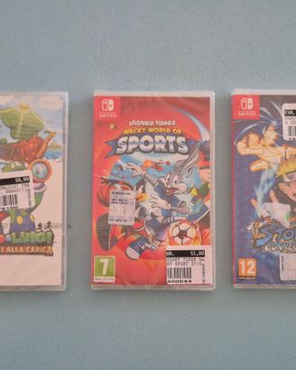 Nintendo Switch Bundle 3 Giochi NUOVI
