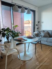 tavolo tondo moderno bianco 