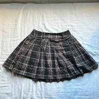 Mini skirt tartan a pieghe