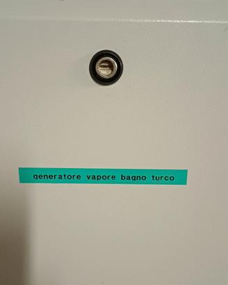 generatore di vapore per bagnoturco