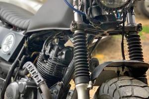 Yamaha tw 125 cafe racer scrambler